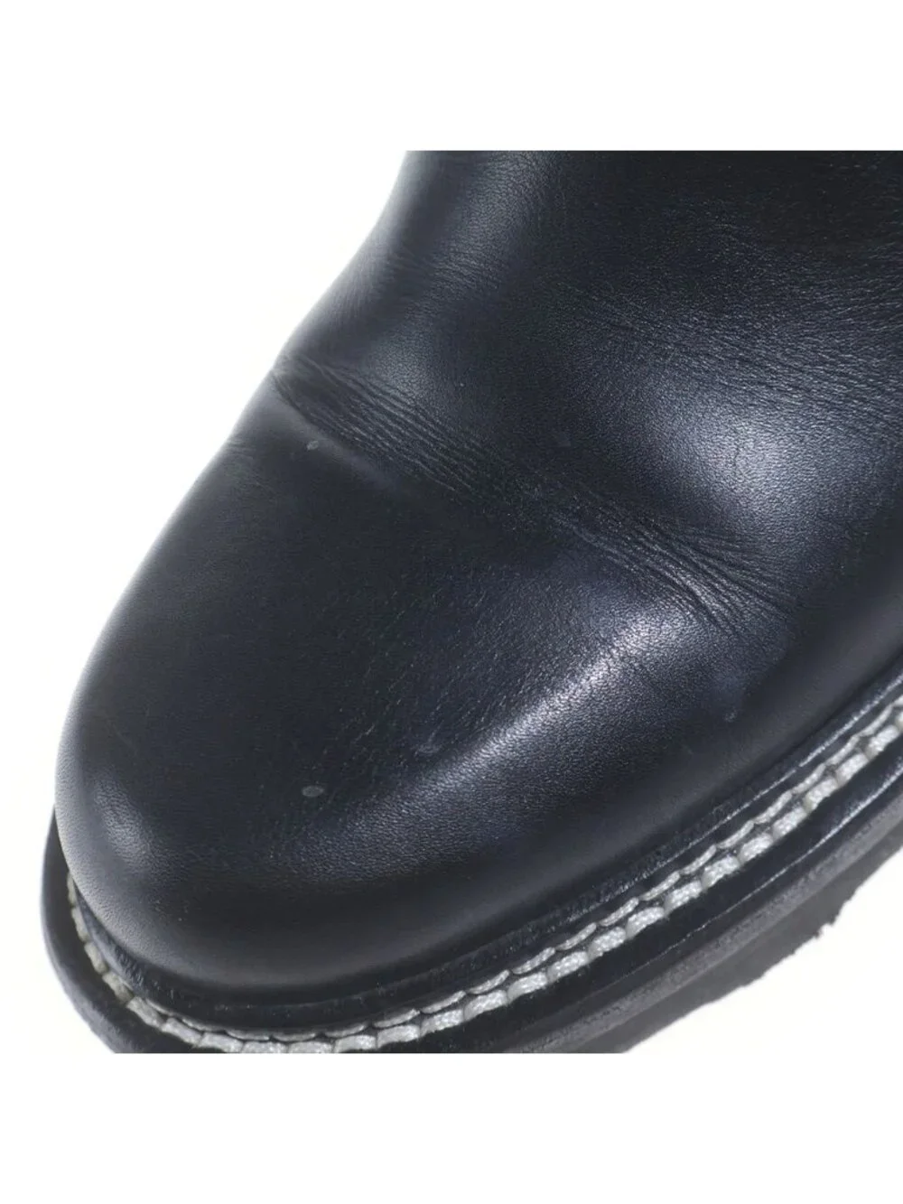 Louis Vuitton Beaubourg Line Ankle Leather Boots Black